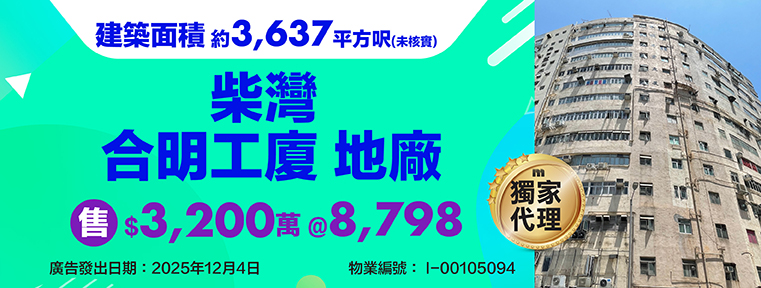 柴灣合明工廈 I00105094